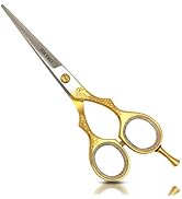 JIM PRO Hair Cutting Scissors/Shears, 6.5 Inch Professional Stainless Steel Barber Hair Scissors,...