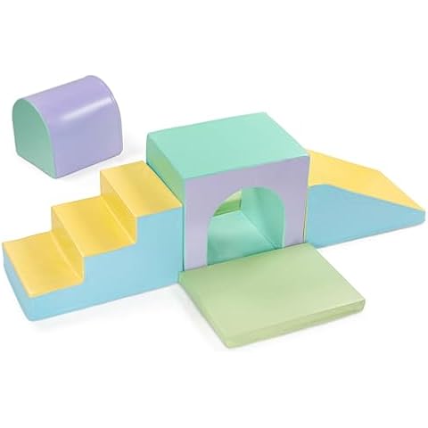 New Bounce Toddler Climbing Toys - Soft Play Set for Kids - Foam Climbing Blocks - Safe Soft Gym Equipment - Great for All Ages Cover