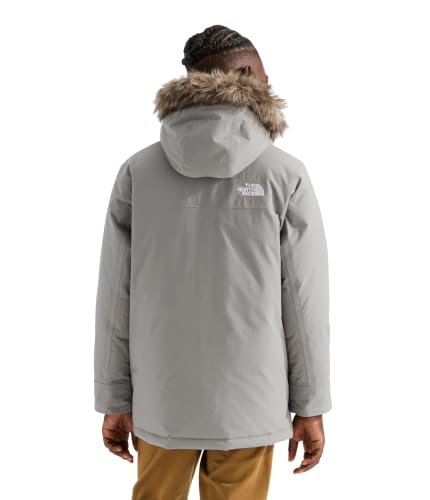 Image of The North Face Boys' McMurdo Parka | Long Waterproof Winter Jacket, 600 Fill Waterfowl Down Insulation, Hand & Chest Pockets, Adjustable Hood, Stone Slab, X-Large