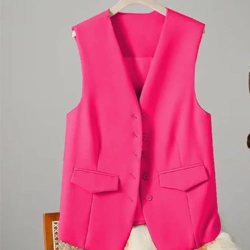 Chaleco cuello en V de mujer vintage para solucionar el look de oficina 4