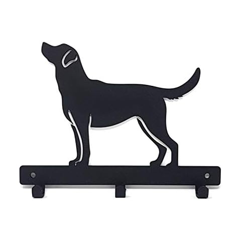 Wall Mounted Dog Lead Holder - Labrador Retriever Cover