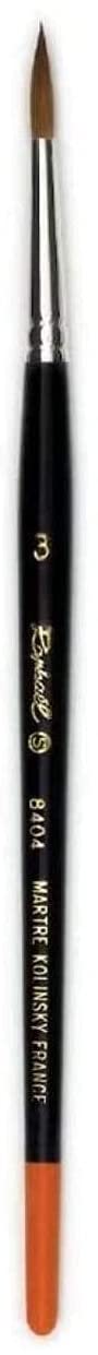 Pinceau Raphael Series 8404,kolinsky Rouge Sable Pinceau,Set 3 pcs, 0, 1, 3 (Raphael France)