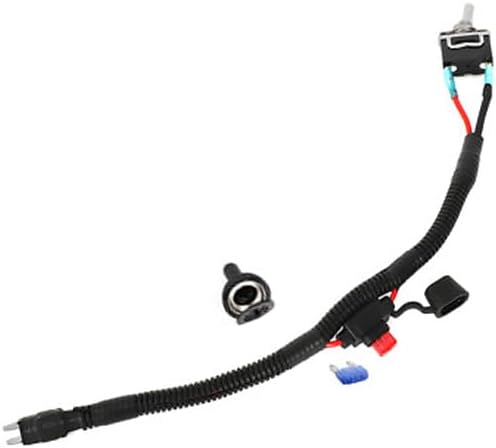 Universal Automotive Switched Fuse Holder Compatible for Mini Fuse with Wire 10A 15A
