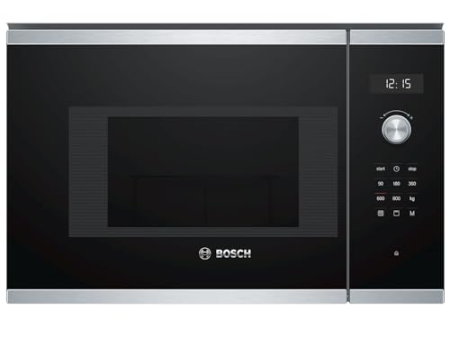 Bosch BEL524MS0 Série 6 - Micro-ondes intégrable, 60 x 38 cm, 20 litres, Blanc