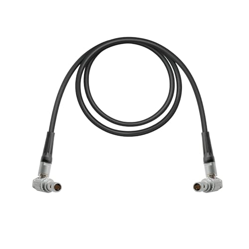 LEMO 0B 2ピン オス-オス 直角電源ケーブル