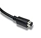System-S S-Video Kabel 180 cm Din 5 Pin Stecker zu Stecker in Schwarz