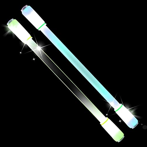 Lote de 2 bolígrafos giratorios giratorios para dedos, giratorios, giratorios, giratorios, para ejercitar la destreza de los dedos, 23 cm de largo Cover