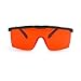 Rasamer 5Pcs Eye Protection Glasses Tooth Whitening Red Protective Goggles for Light Eyewear Spectacles