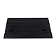 Bordsteinrampe Auffahrrampen 2 Stück Gummi Bordsteinkanten-Rampe, Rampen gegen Hindernisse für Rollstuhl Auto Fahrzeug Wohnwagen Roller Fahrrad Skateboard Motorrad Kinder Hund 48.7 x 24 x 10cm