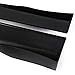 VRracing 4PCS Universal Rocker Panel Extension Splitter Lip Car Side Skirt Extension Body Kit Black