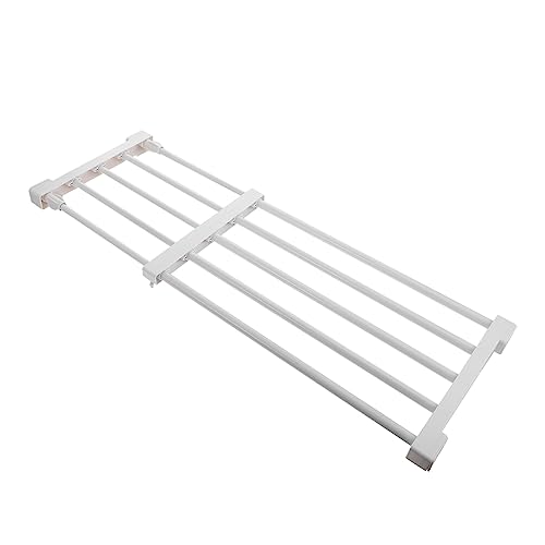 MUSISALY 1pc Closet Storage Organizer Versatile Wardrobe Shelf Divider for Bedroom Expandable Space Saving Storage for Clothes and Accessories