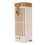 Depisuta Ventilatore Portatile per Condizionatore D'aria, Ventola di Raffreddamento a 3 velocità del v ento con Luce Notturna e Serbatoio Dell'acqua da 120 Ml, Piccoli Ventilatori