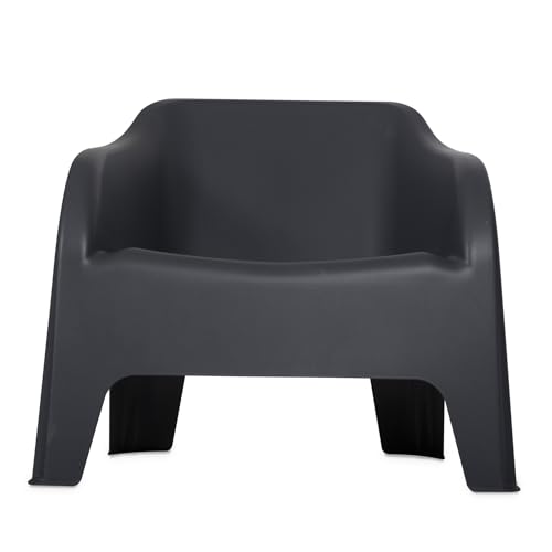 Toomax Fauteuil Petra Empilable,Résine,Anthracite