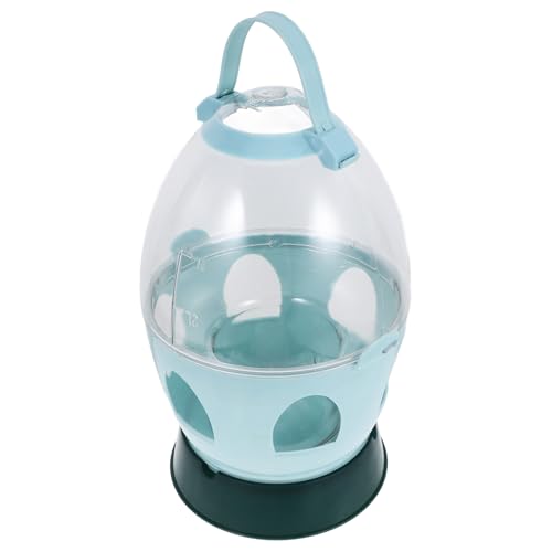 Happyyami Poultry Water Feeder Set Automatic Watering Kettle Chick Feeder Waterer Kit for Outdoor Birds