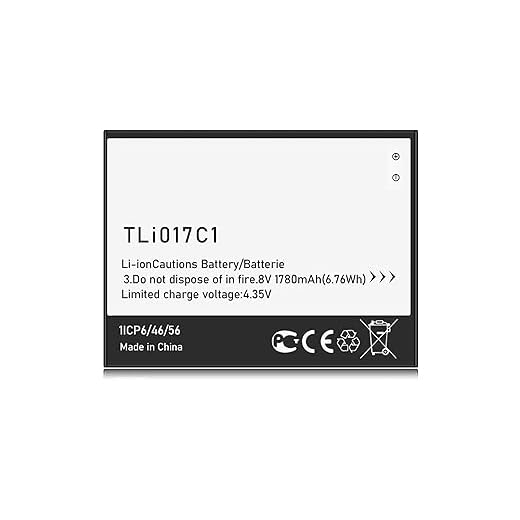Upgraded TLi017C1 OneTouch Battery,Replacement Battery for GreatCall Jitterbug Flip Phone,Dawn 5027B (Boost Mobile/Virgin Mobile), Ideal 4060A (AT&T), Streak 4060O (Cricket)
