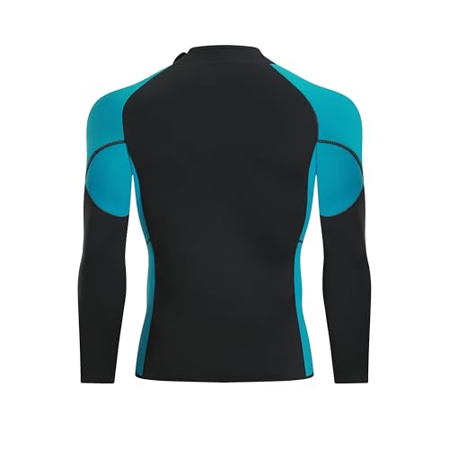 C-STREAM Chaqueta y Pantalones de Traje de Neopreno 3MM Invierno para Hombre y Mujer Separados para Surf, Snorkel y Buceo miniatura 4