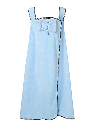 Aislor Kids Girls Bathrobe Cotton Bath Wrap Spa Bath Towel Wrap Terry Cloth Bowknot Bathing Body Cover Up