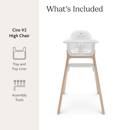 Image of UPPAbaby Ciro V2 High Chair - Easy Clean Adjustable, Grow with Baby - Anya