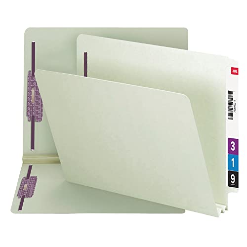 Chemise à soufflet avec deux attaches end tab lettre pour sécuriser 25 grands dossiers médicaux