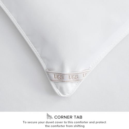 Ugg 23742 Aimee Full-Queen Basic Comforter Cooling Hypoallergenic Skin Friendly Cozy Lofty Lightweight Summer Down Alternative Machine Washable Box Quilted Blanket Comforter thumb #5