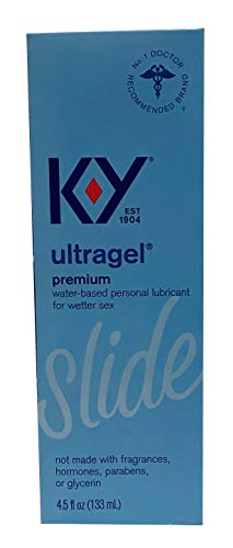 KY ULTRA GEL Water Based Lubricant Formerly Sensual Silk : Size 4.5 Oz. / 133 Ml (Pack of 2) by K-Y