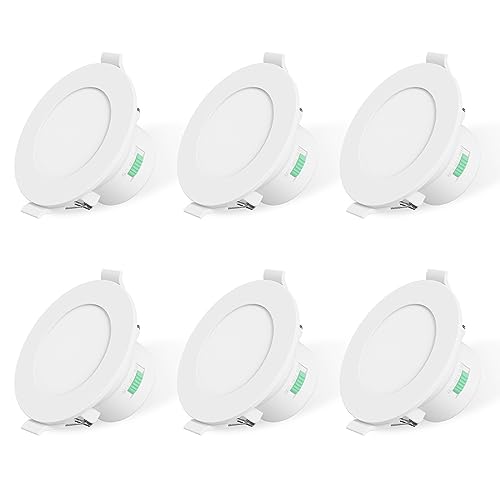 ALUSSO LED Einbaustrahler Dimmbar 230V LED Spots Flach 10W IP44 Bad...