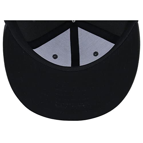 Image of Lids Blank Premium Full Court w /Colored Under Visor Fitted Cap