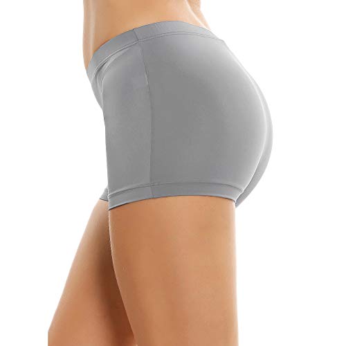 Image of Ekouaer Boyshort Panties Women's Soft Underwear Briefs Invisible Hipster 3 Pack Or 4 Pack Seamless Boxer Brief Panties S-XXL