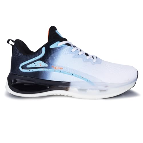 Image of Lancer Mens PLATINUM-41WHT-BLK White Running Shoe, 8