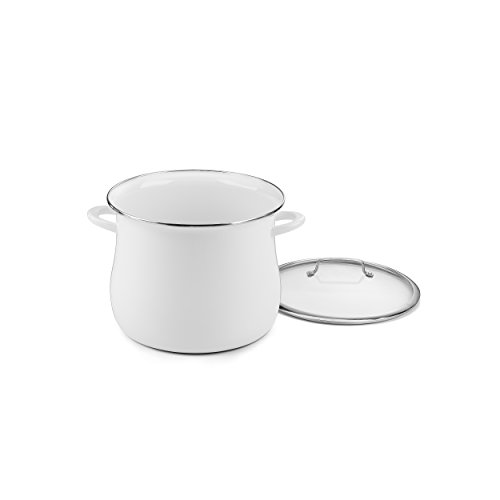 Cuisinart EOSB166-30W 16 Qt. Belly Stockpot w/Cover - White