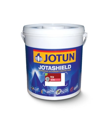 Image of Jotun Jotashield Tex Ultra Premium Acrylic Tile Paint for Long-Lasting, High-Sheen Roof Protection - 20L (White)