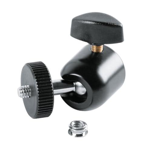 Adaptateur articulé K&M 19695 rotule de fixation micro 1/4" mâle 3/8" femelle