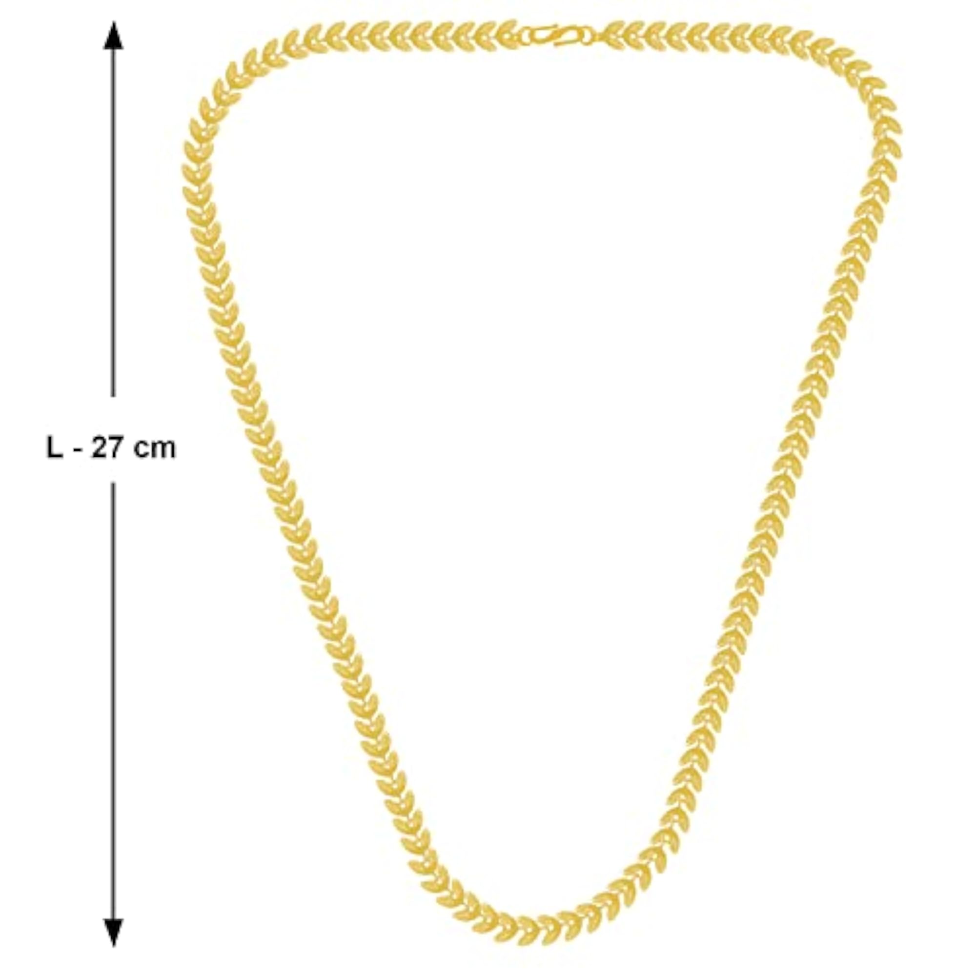 Women's Delicate Stylish Gold Chain Necklace