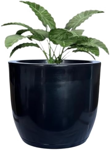 Vaso Planta Grande Cone Liso Polietileno Luxo Jardim Varanda (Pre...