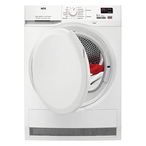 AEG T7DB41580 Wärmepumpentrockner / A++ / 8,0 kg / SensiDry - schonend und energiesparend / Mengenautomatik / Knitterschutz / Kindersicherung / Schontrommel / Startzeitvorwahl Cover