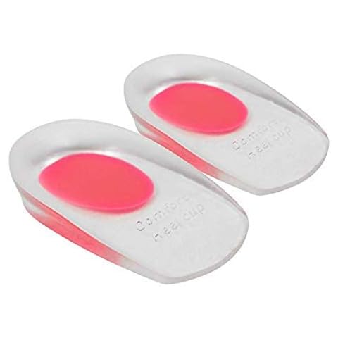 Heel Support Pad Cup Spur Gel Silicone Shock Cushion Orthotics Shoe Insoles Women Body and Base TM Cover