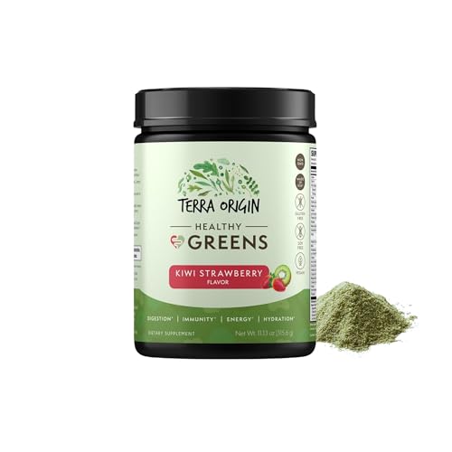 TERRA ORIGIN Healthy Greens Powder Blend | Superfoods, Probiotics...