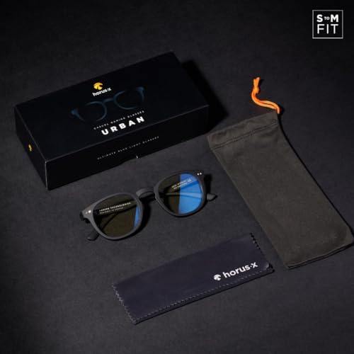 Image of Horus X • Blue Light Glasses Men Women | Blue Light Blocking Glasses for Screen Anti-Fatigue & Eye Migraine | Urban V3