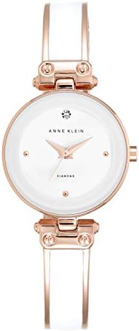 Anne Klein Women's Genuine Diamond Dial Bangle Watch