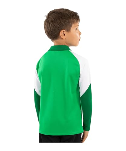 Ziptop Dynamic JAKO veste demi-zip bicolore vert et blanc taille 152 - 6