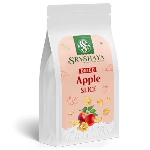 Sryshaya Premium Dried Apple Slices, 100g/250g/500g, No Added Sug...