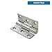Stainless Steel Heavy-Duty Thickened Industrial Machinery Equipment Hinge High Load-Bearing 1Pcs(80x69mm-2)