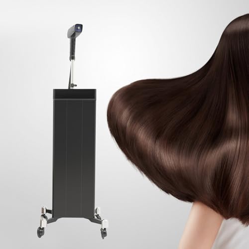 Hair Steamer Nano Blue Light Micro Mist, 110V 1300W Standing Hair Steamer For Deep Conditioning, Hair Perm Coloring Hot Dyeing Equipment for SPA, Home