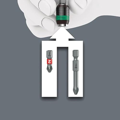 Image of WERA 05074717001 Series 7400 Kraftform Pistol Handle, pre-Set Adjustable Torque Screwdrivers (3.0-8.8 Nm) with Rapidaptor Quick-Release Chuck, Art. no. 7462 x 3.0 Nm x 3.0-6.0 Nm
