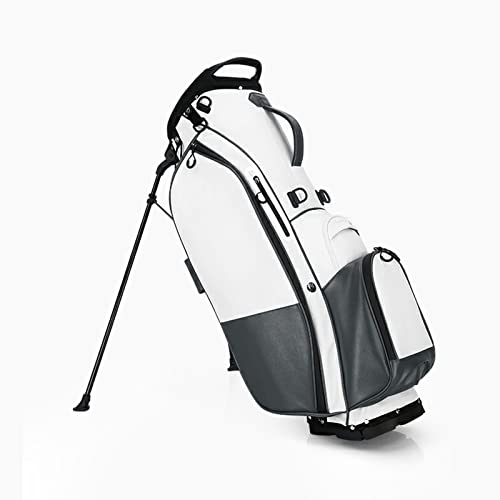 Golf Bag with Waterproof Wear-Resistant, Golf Stand Bag with 6 Way Divider Portable, Golf Sunday Club Bag, Club Protection, Padded Shoulder Straps