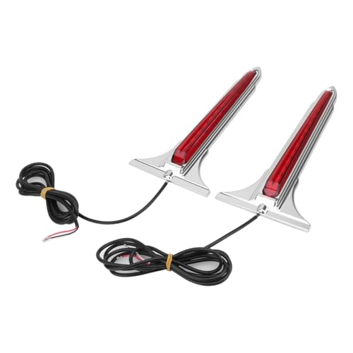 Sacoche de pour moto feu stop pour arrière LED arrêt Harley Touring rouge