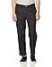 Lee Men's Total Freedom Relaxed Classic Fit Flat Front Pant, Black, 38W x 30L
