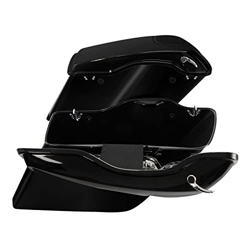 TCT-MOTORPARTS Alforjas Extendidas de 5 Pulgadas con Rejillas para Parlantes 5x7 para Harley Touring 2014-2024 miniatura 3