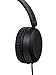 JVC Lightweight On Ear Headphones with Powerful Sound, Integrated Remote & Mic for Smartphones - HAS31MB (Black), Medium
