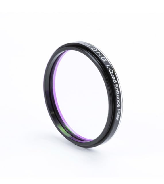 Filtro Optolong L-QUAD 2". Filtro di soppressione dell'inquinamento luminoso quad-bandpass per fotocamere a colori.